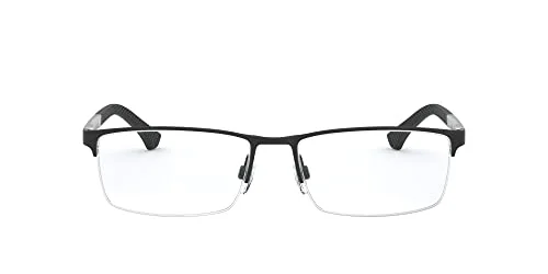 Emporio Armani EA1041 Eyeglasses Frames 3094-55 - Black Rubber