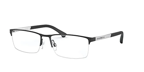 Emporio Armani EA1041 Eyeglasses Frames 3094-55 - Black Rubber 2