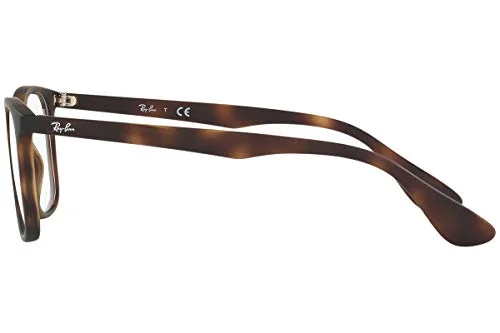 NEW Ray Ban RB7045 5365 Mens Rubber Havana Rectangle Eyeglasses Frames 55/18~145 3