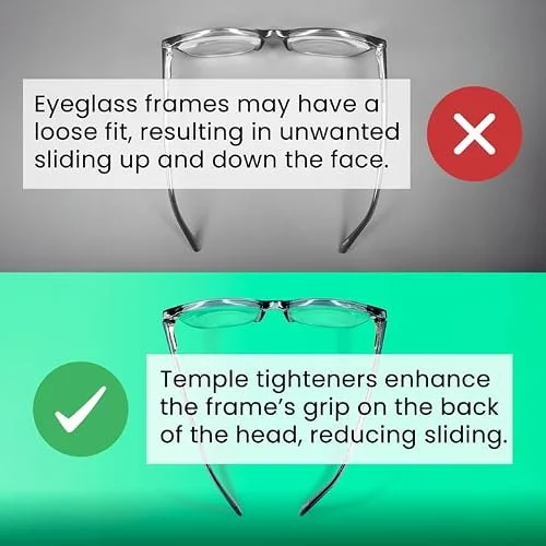 Optigear Eyeglass Temple Tighteners | 10 Pieces (5 Pairs) | Black 4