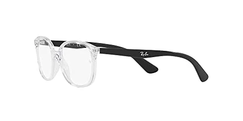 RAY BAN KIDS EYEGLASS FRAME RB 1554 3615 MATTE BLACK RUBBER ROUND 46/16-130 0110 3