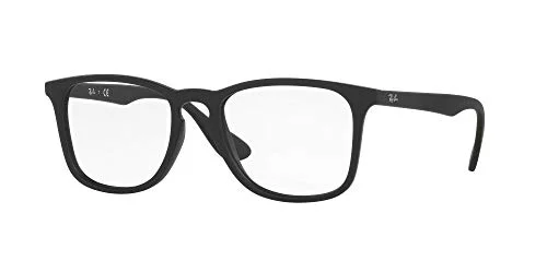 Ray-Ban RB7074 Rubber Black Optical Eyeglasses Frames 50mm 18mm 145mm