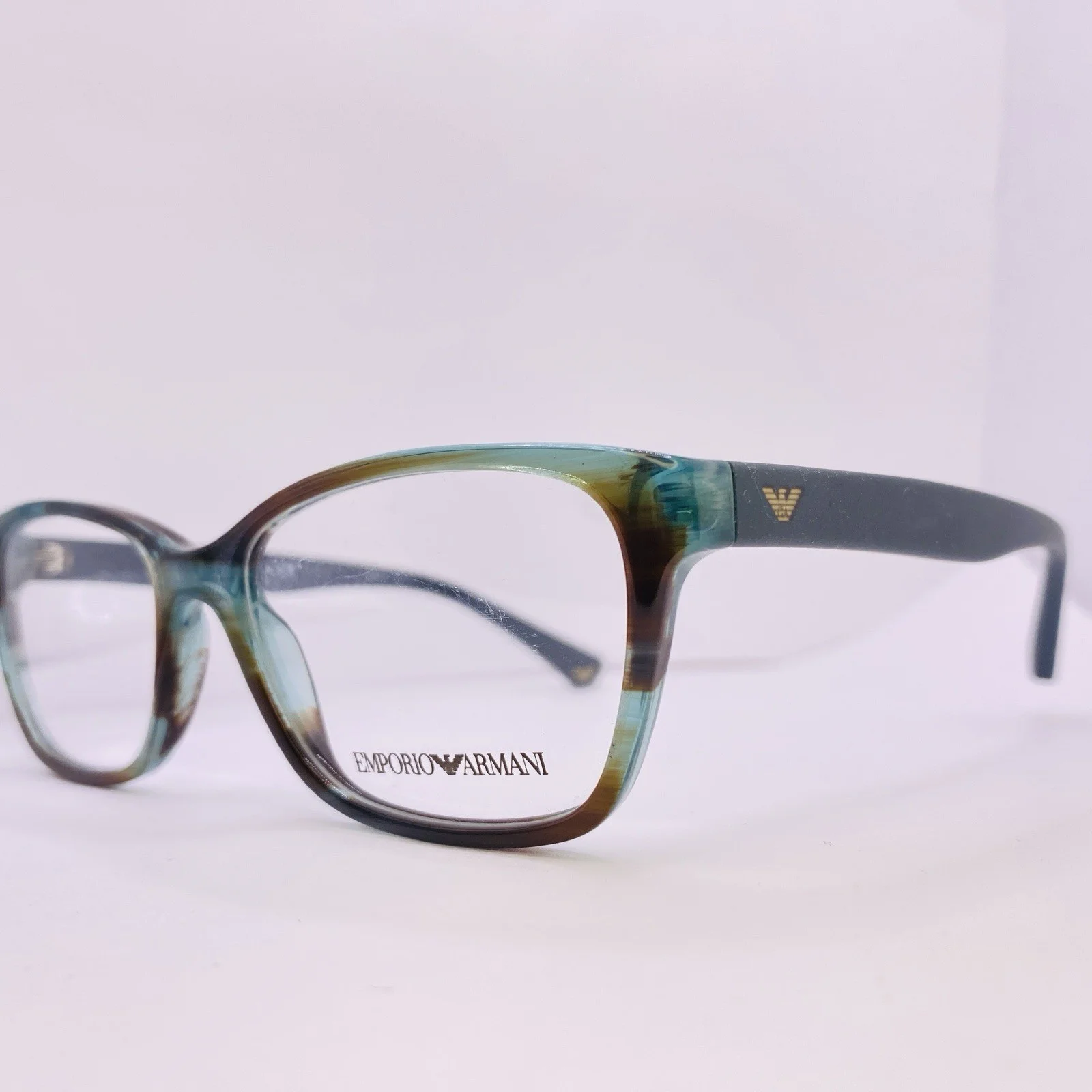 Rubber Titanium Flexible Eyeglass frames Lightweight Spectacles Square Glasses 3