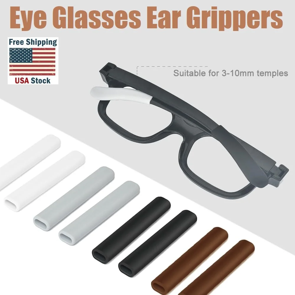Silicone Eye Glasses Ear Grippers Non Slip Ear Pads for Glasses Eyeglasses